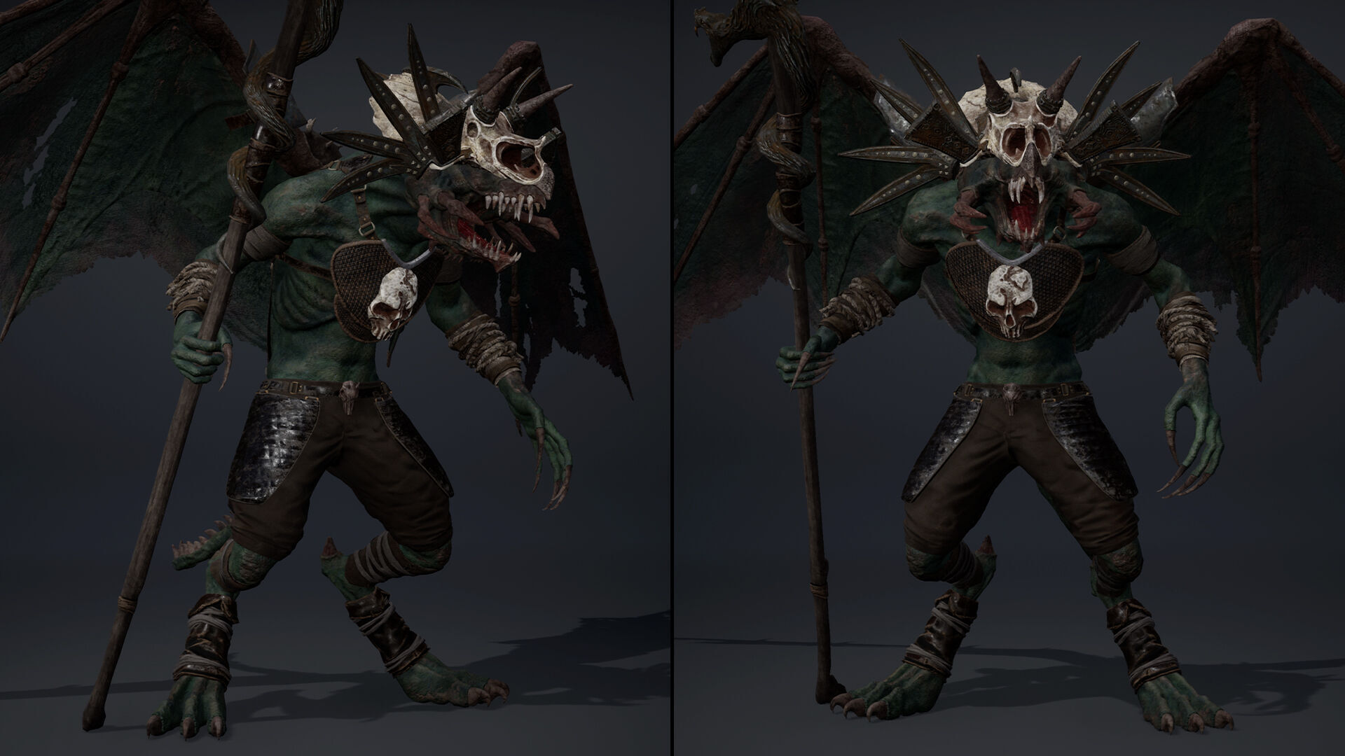 Venom Mage ArmWing Low-poly 3D model_15