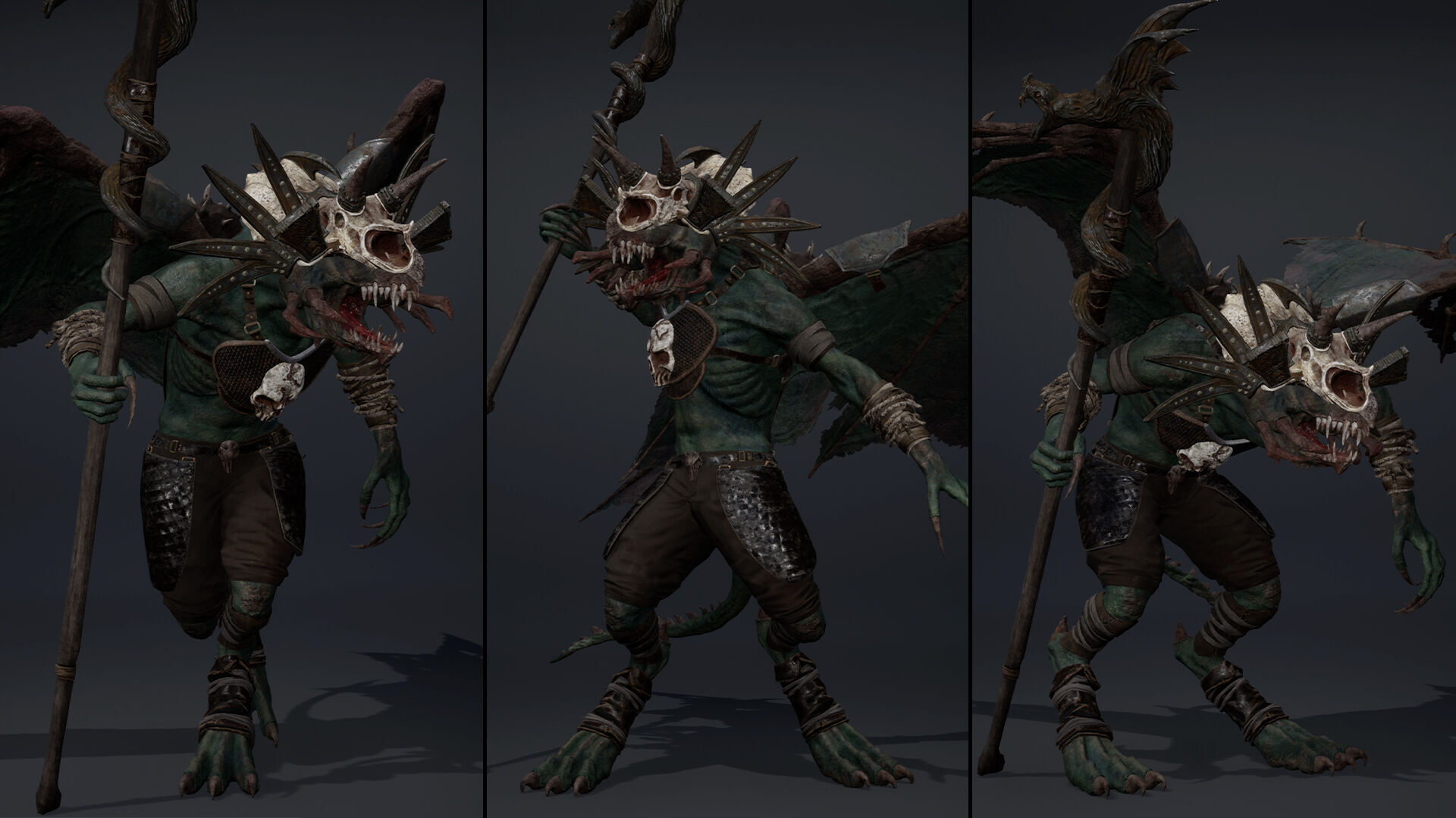 Venom Mage ArmWing Low-poly 3D model_16