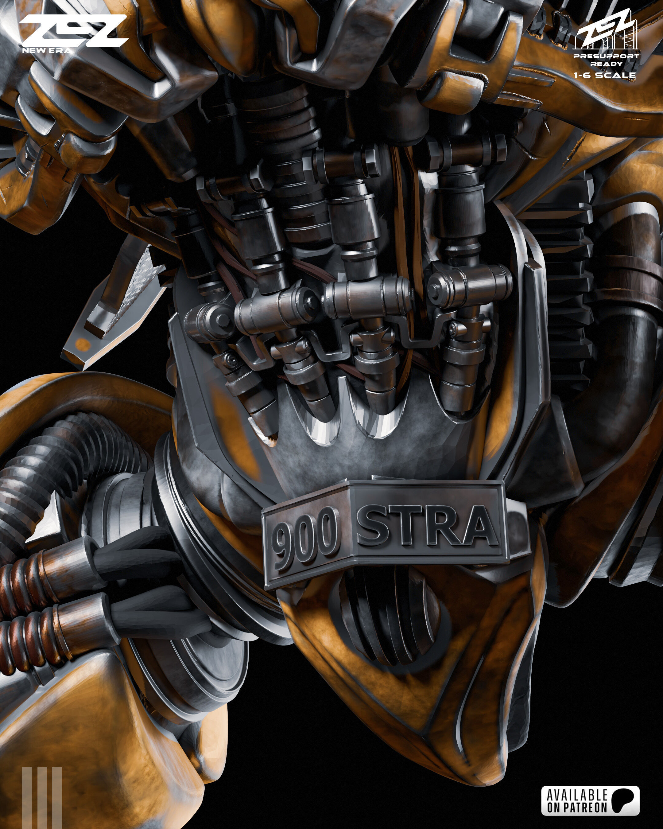 Bumblebee - STL 3D print model_6