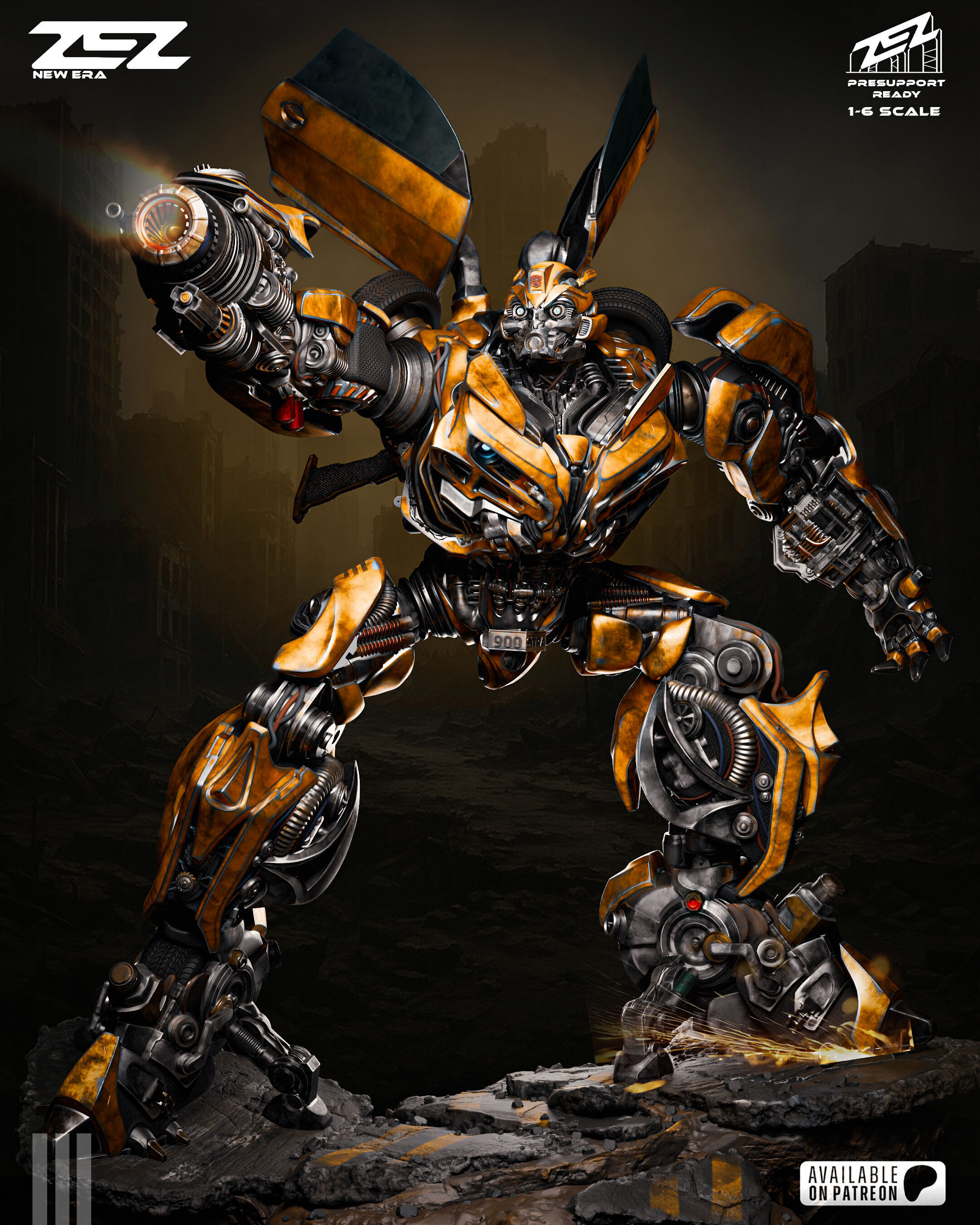Bumblebee - STL 3D print model_1