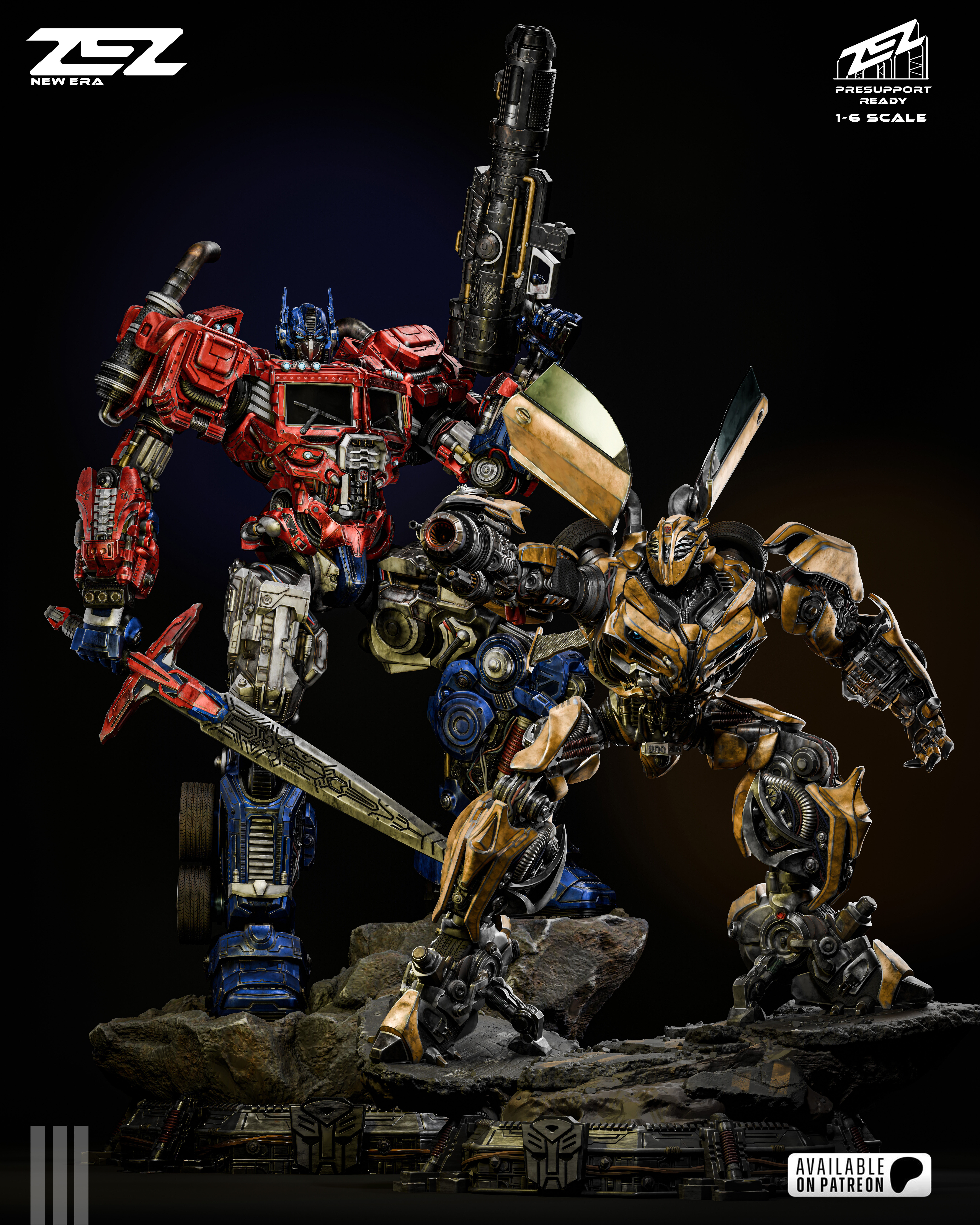 Bumblebee - STL 3D print model_9