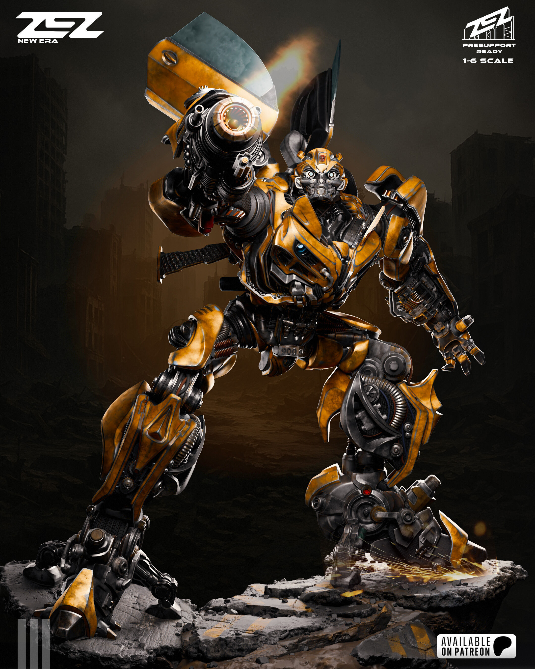 Bumblebee - STL 3D print model_2