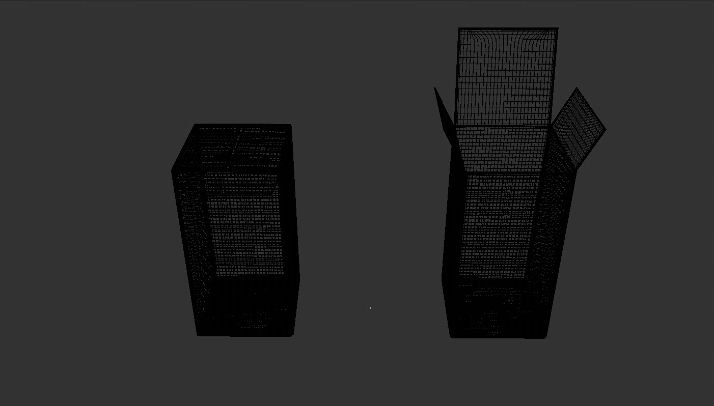 Paper Box Mockup Cuboid 3D model_4