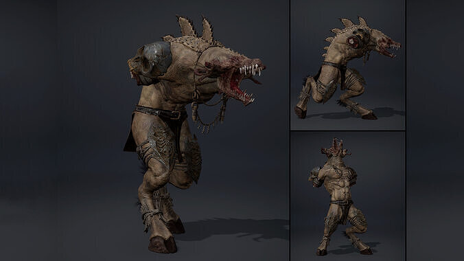 Venomclaw NoArms Brutal Low-poly 3D model
