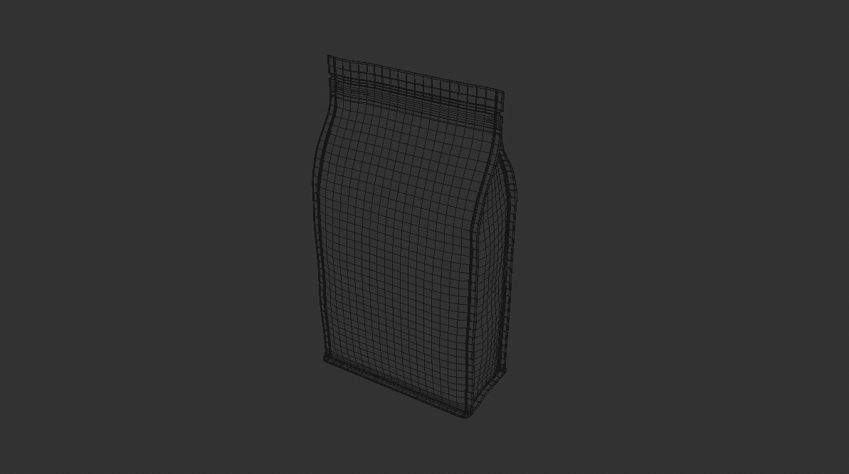 Pouch Bag Expandable 3D model_3