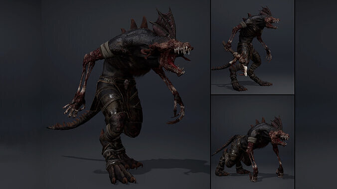 Venomclaw Damaged Low-poly 3D model