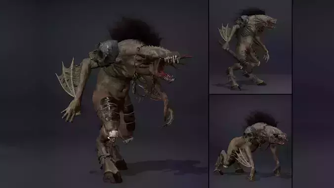 Venomclaw Fatty Low-poly 3D model