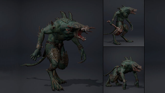 Venomclaw Spicky Brutal Low-poly 3D model