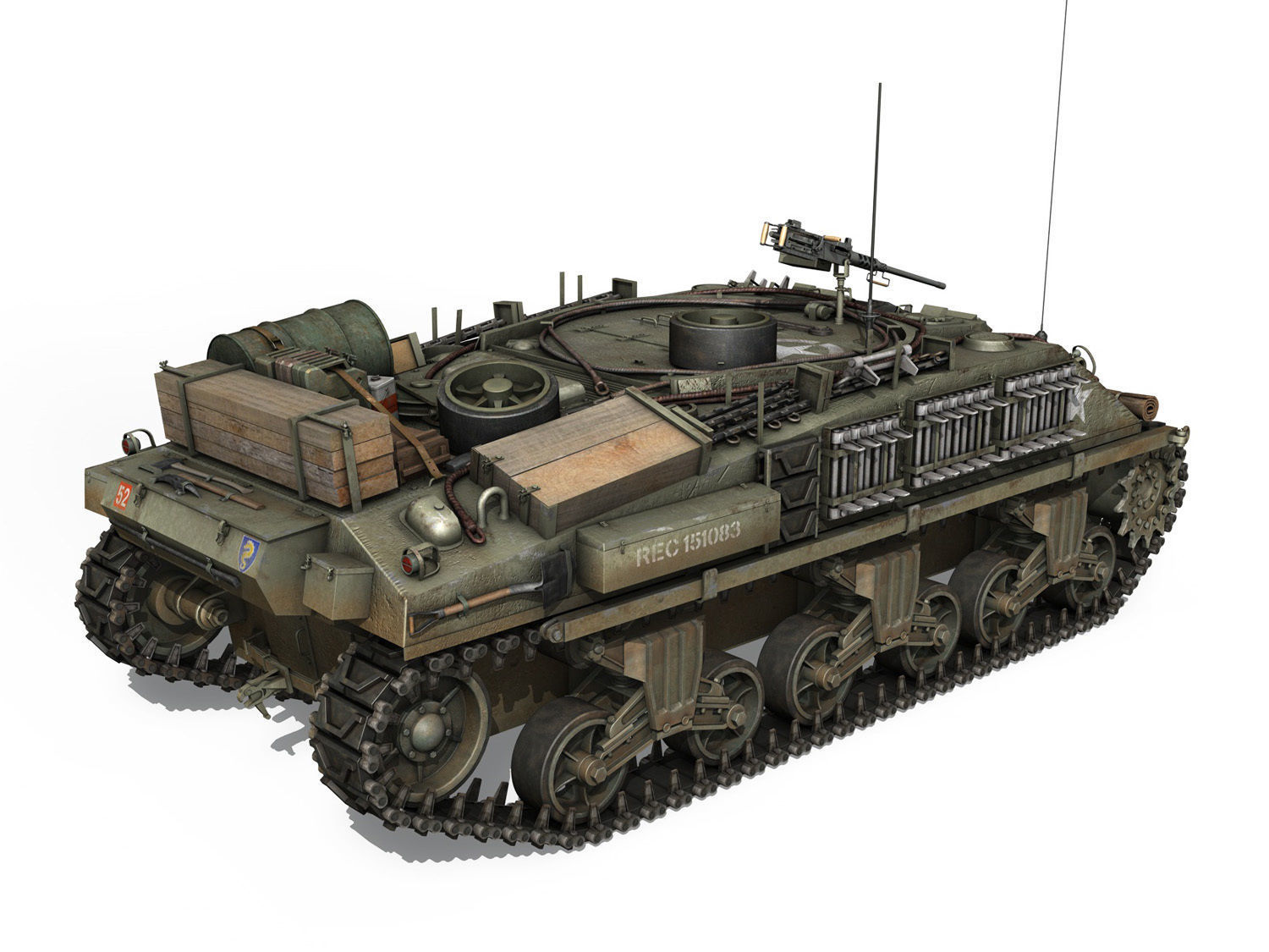 M4 Sherman ARV MK I - 151083 3D model_4