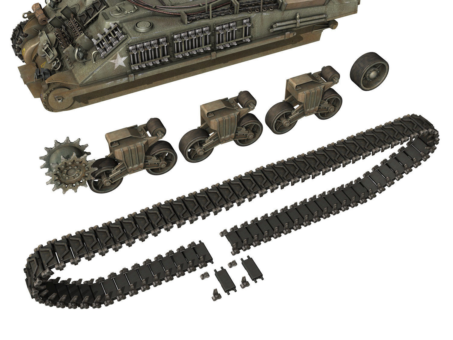 M4 Sherman ARV MK I - 151083 3D model_7