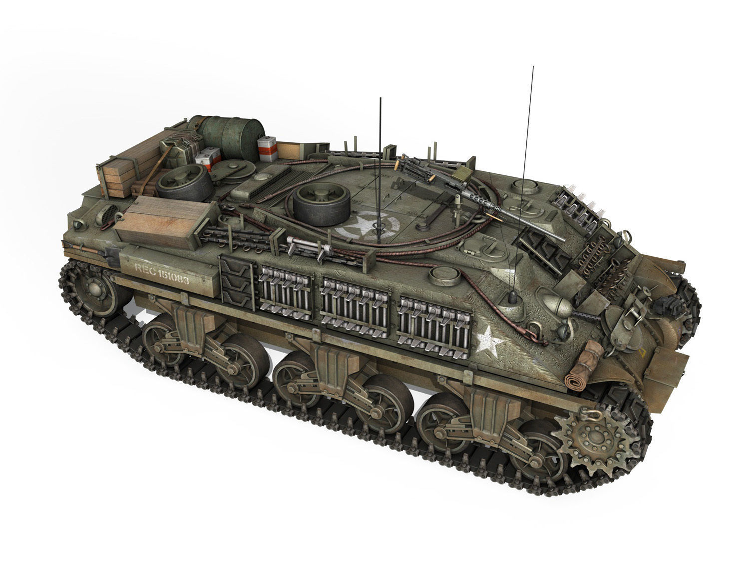 M4 Sherman ARV MK I - 151083 3D model_5