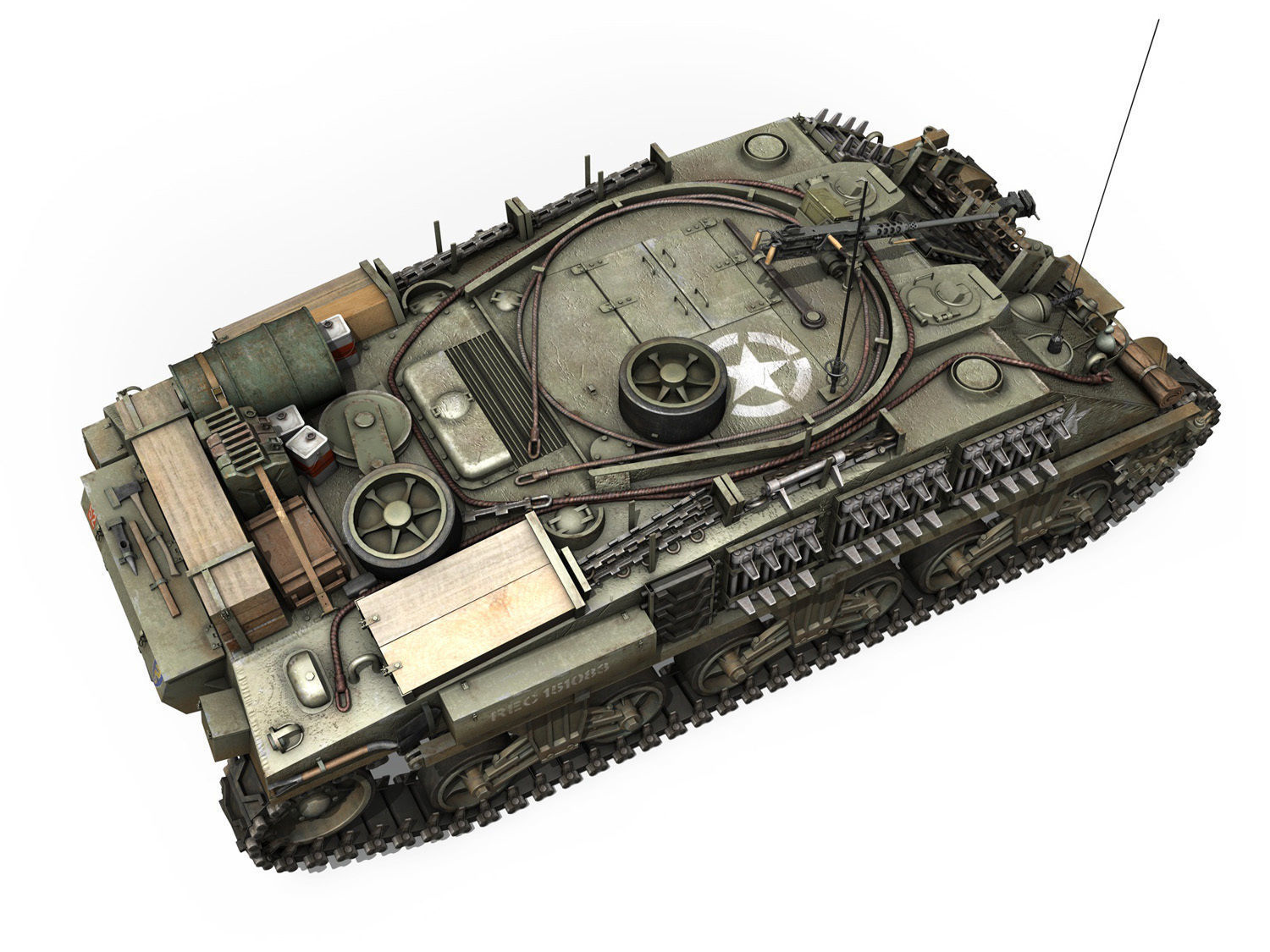 M4 Sherman ARV MK I - 151083 3D model_8