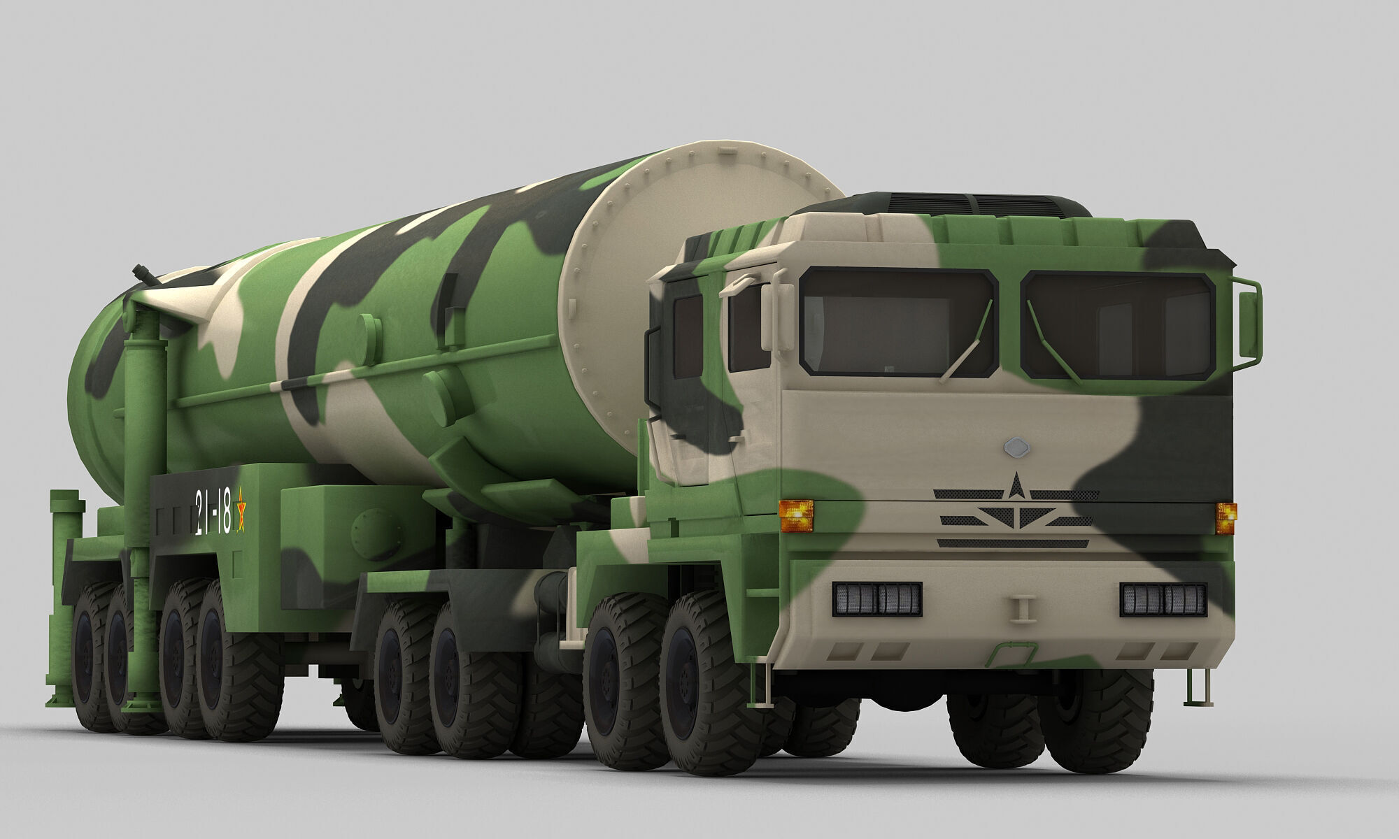 PLA DF-31 Missile 3D model_3