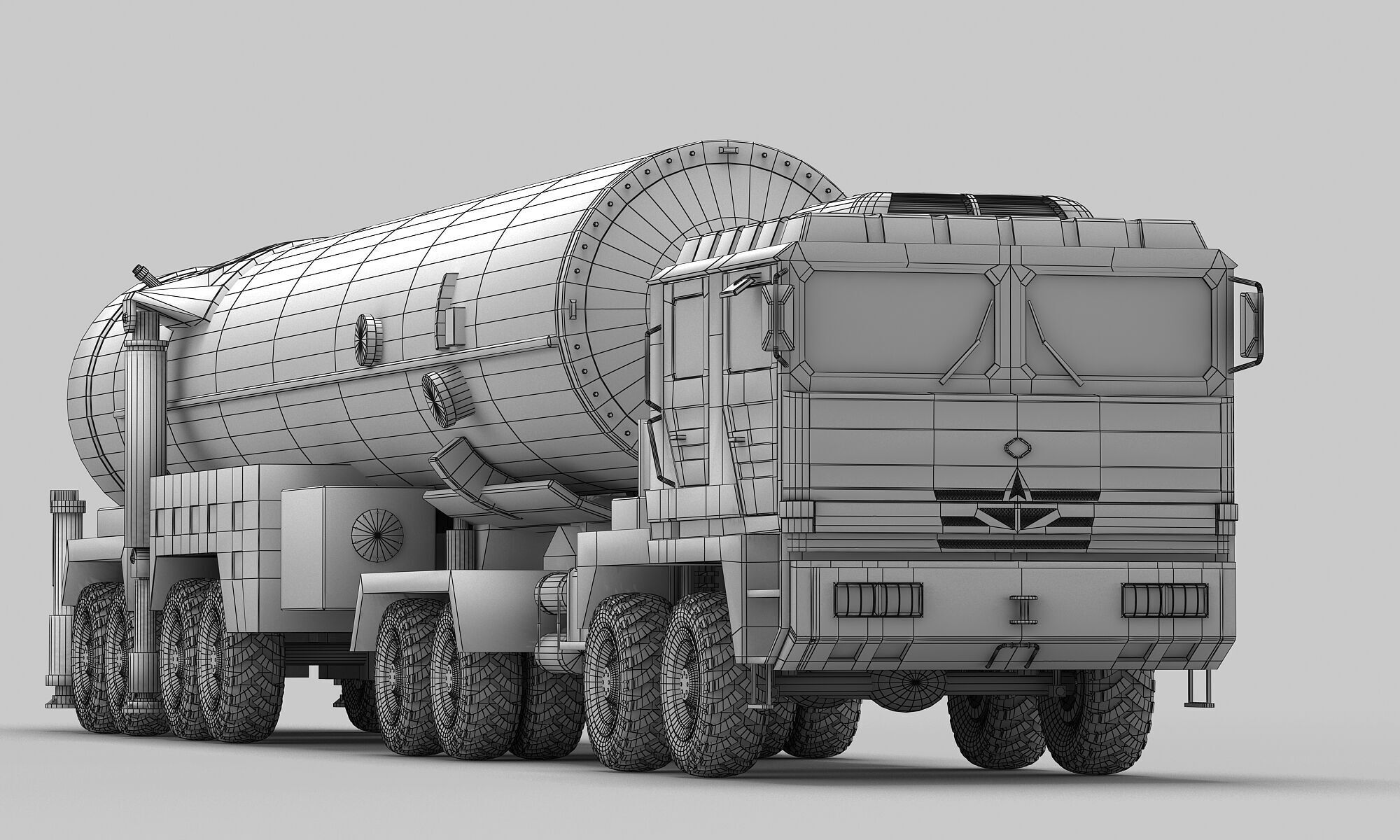 PLA DF-31 Missile 3D model_12