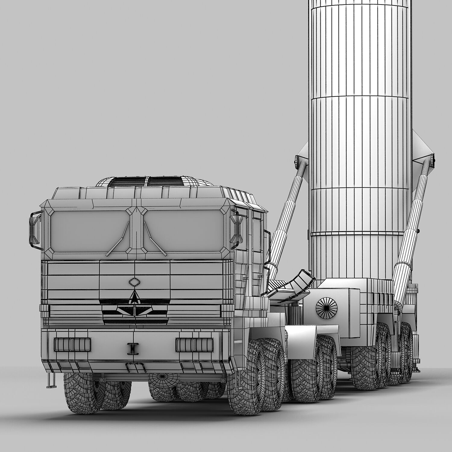 PLA DF-31 Missile 3D model_13