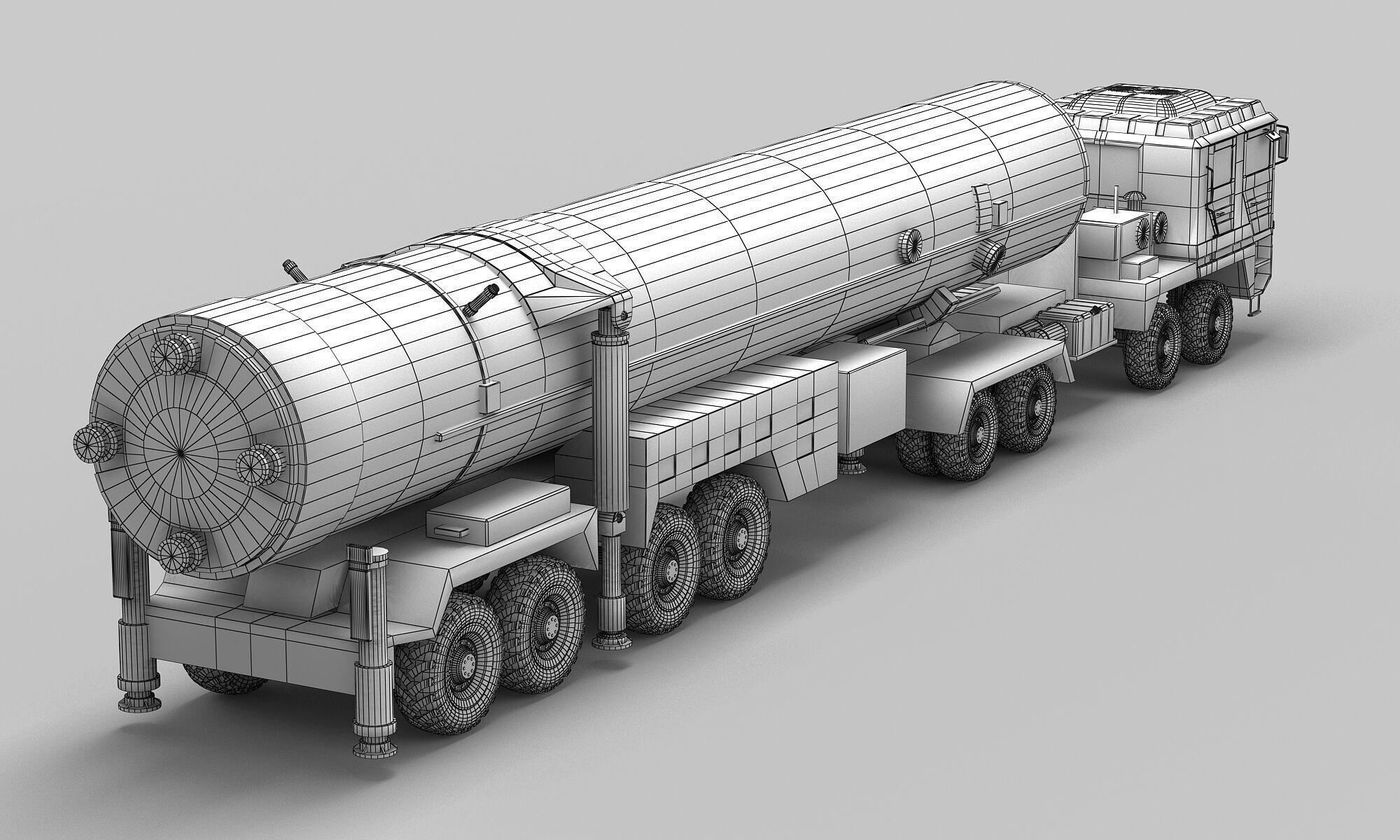 PLA DF-31 Missile 3D model_17