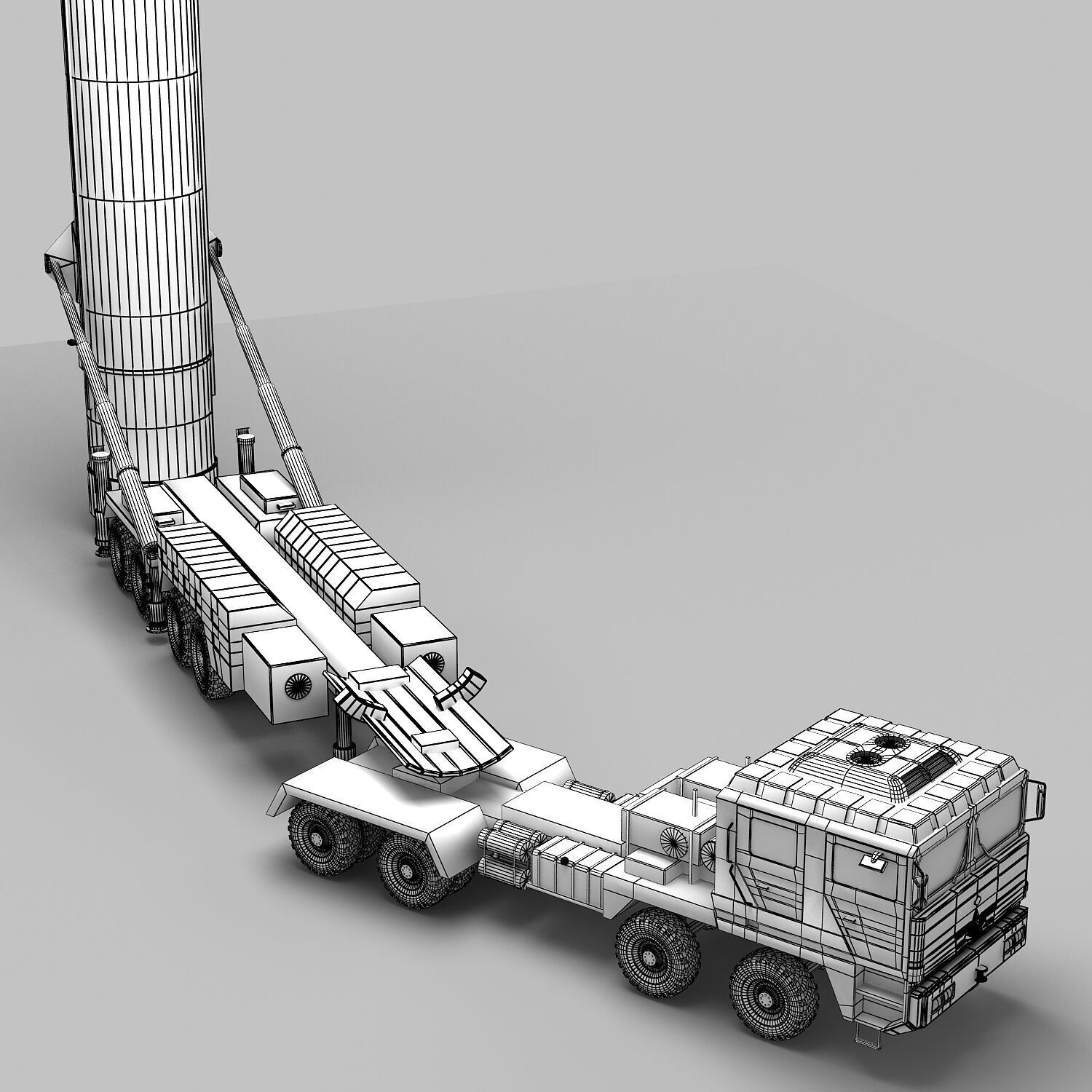 PLA DF-31 Missile 3D model_15