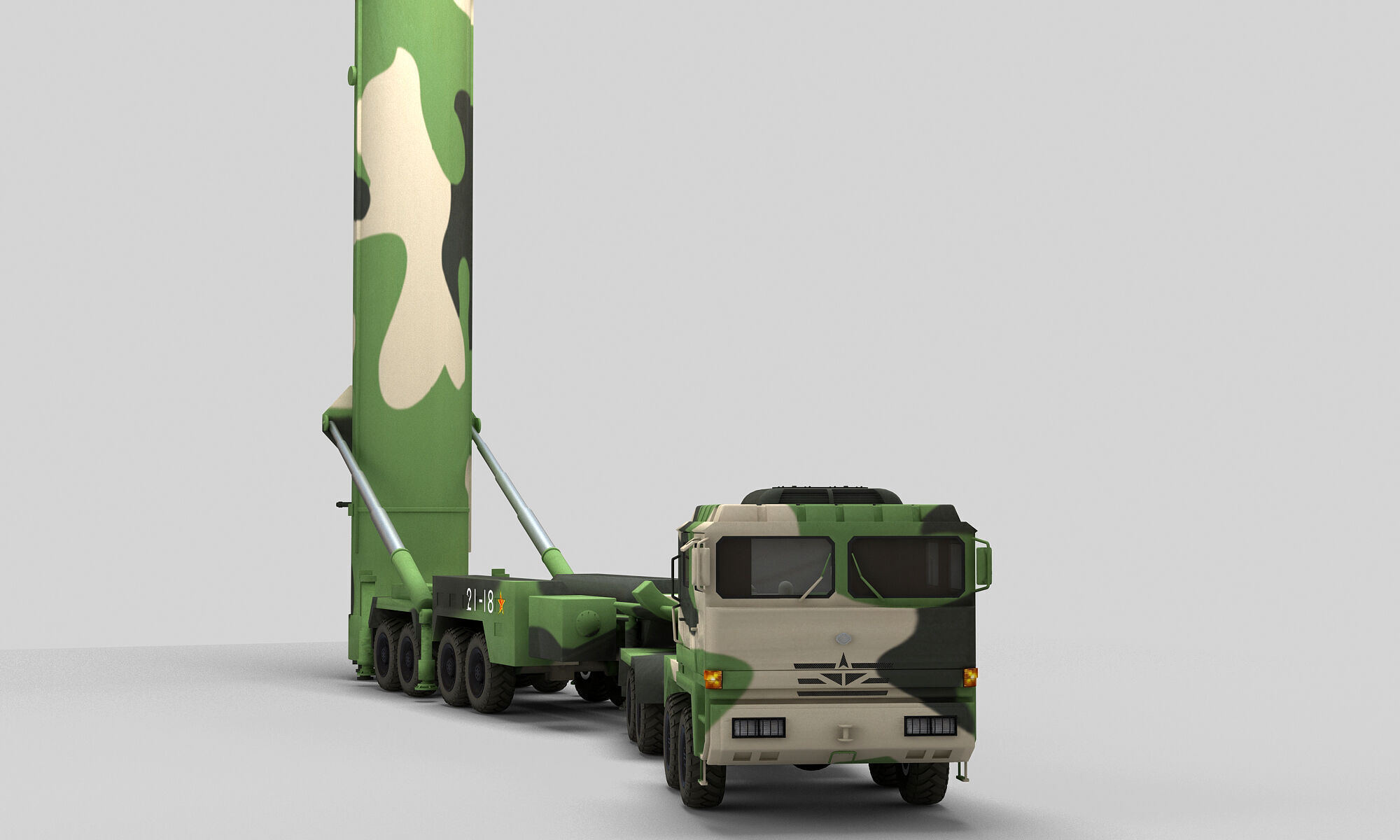 PLA DF-31 Missile 3D model_7