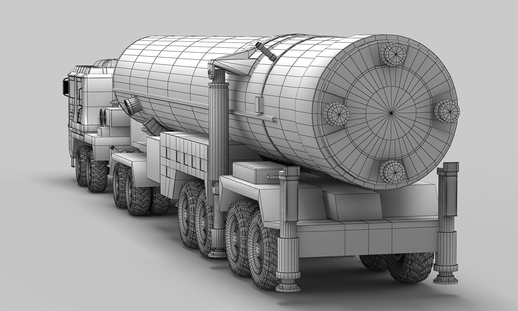 PLA DF-31 Missile 3D model_16