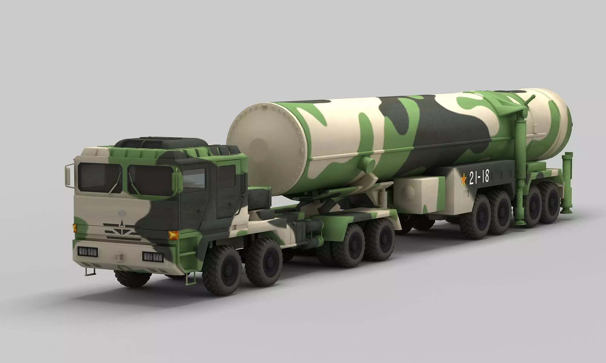 PLA DF-31 Missile 3D model_0