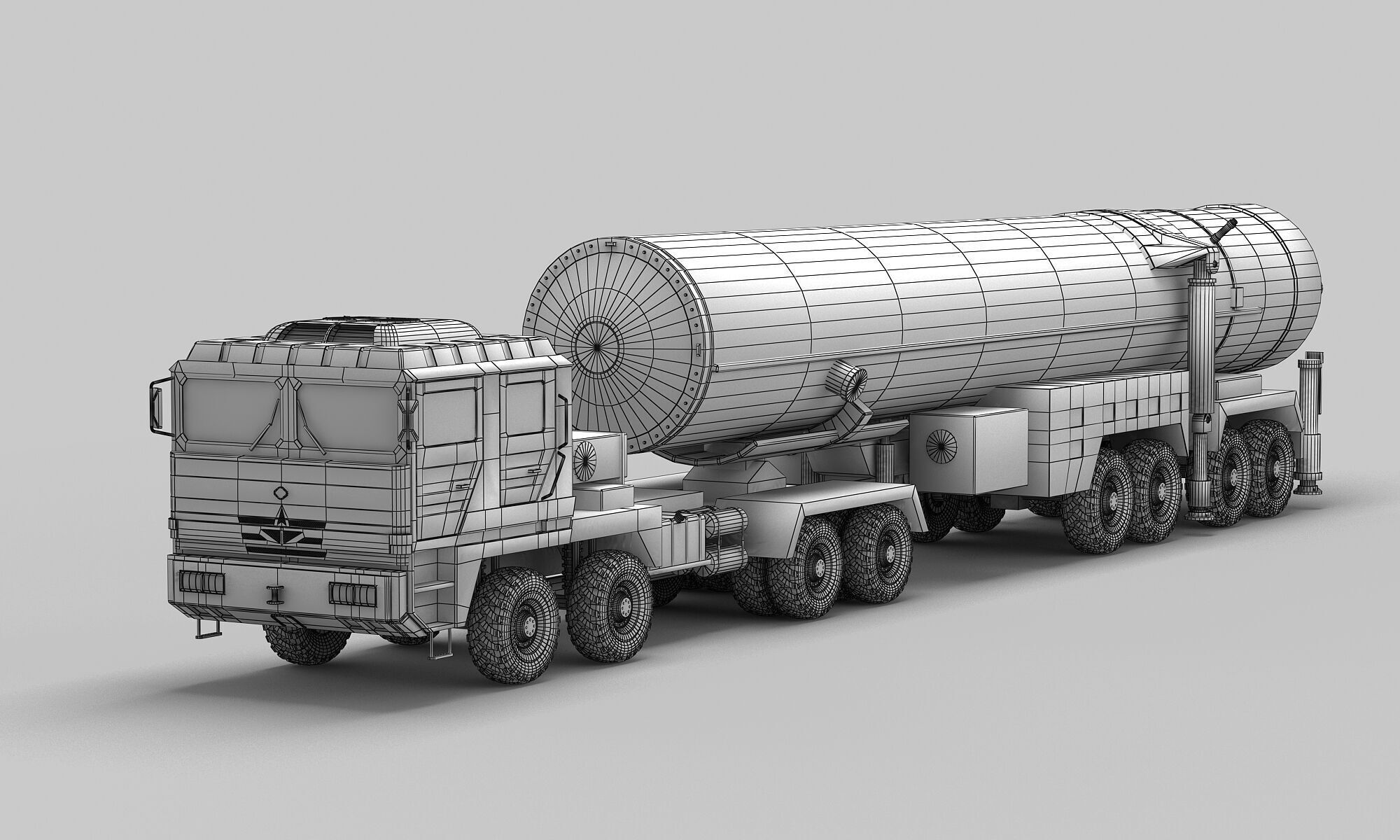 PLA DF-31 Missile 3D model_11