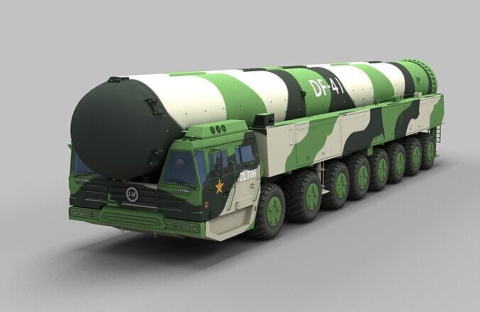 PLA DF-41 Missile 3D model