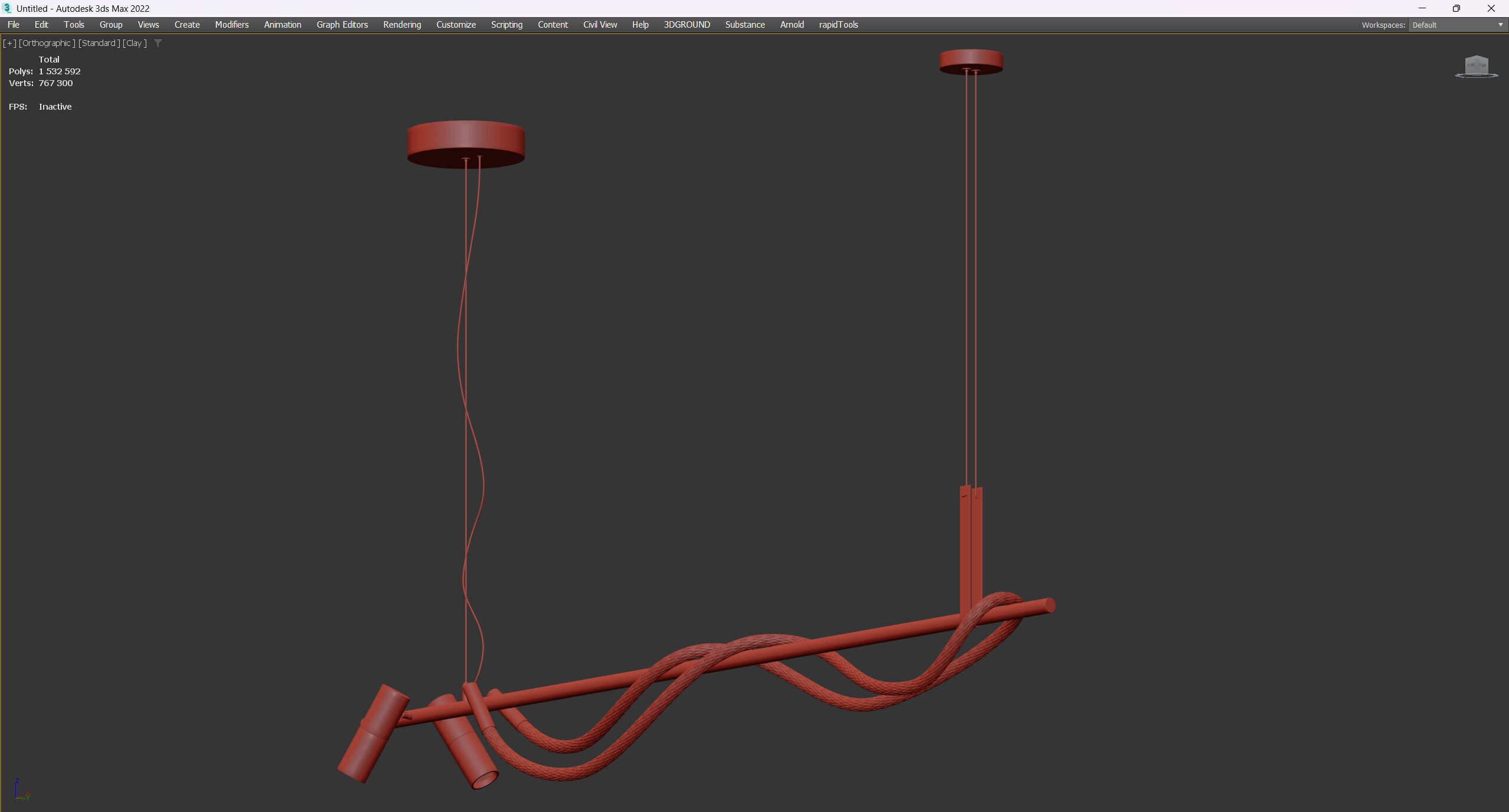 Odeon Light Corda 4391 30L Low-poly 3D model_7