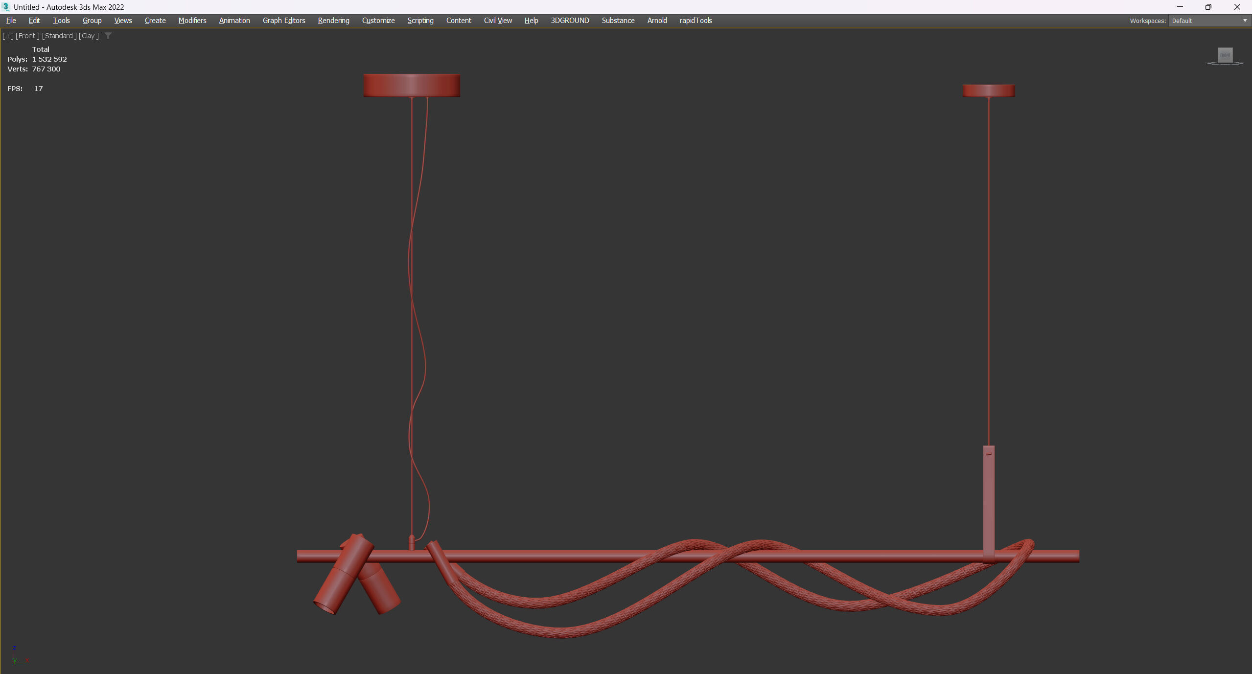 Odeon Light Corda 4391 30L Low-poly 3D model_5
