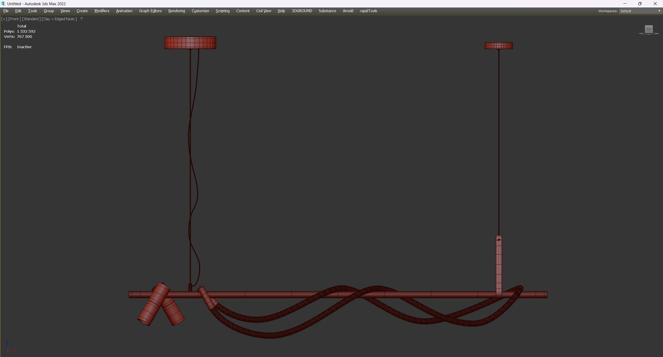 Odeon Light Corda 4391 30L Low-poly 3D model_6