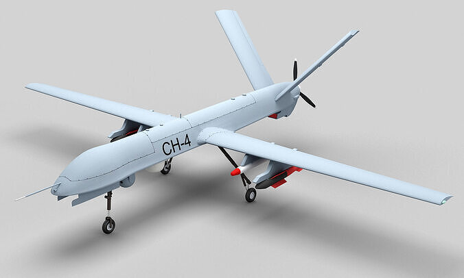 PLA CH-4 UAV 3D model