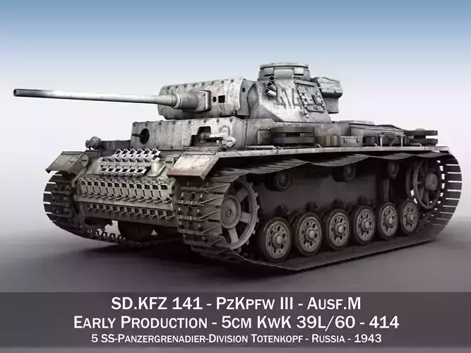 PzKpfw III - Panzer 3 - Ausf M - 414