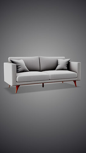 3D Sofa Model 3D model