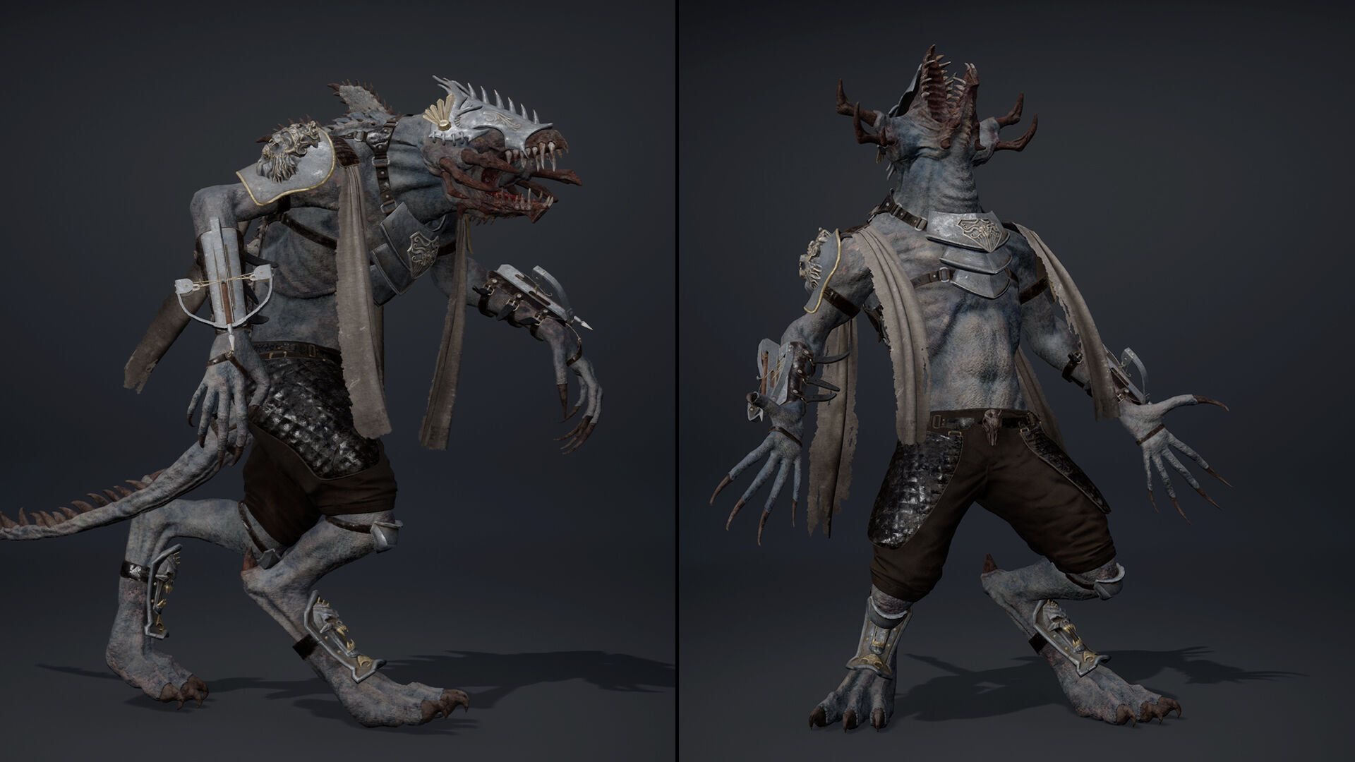 Venom Spearman Arm1 Low-poly 3D model_20