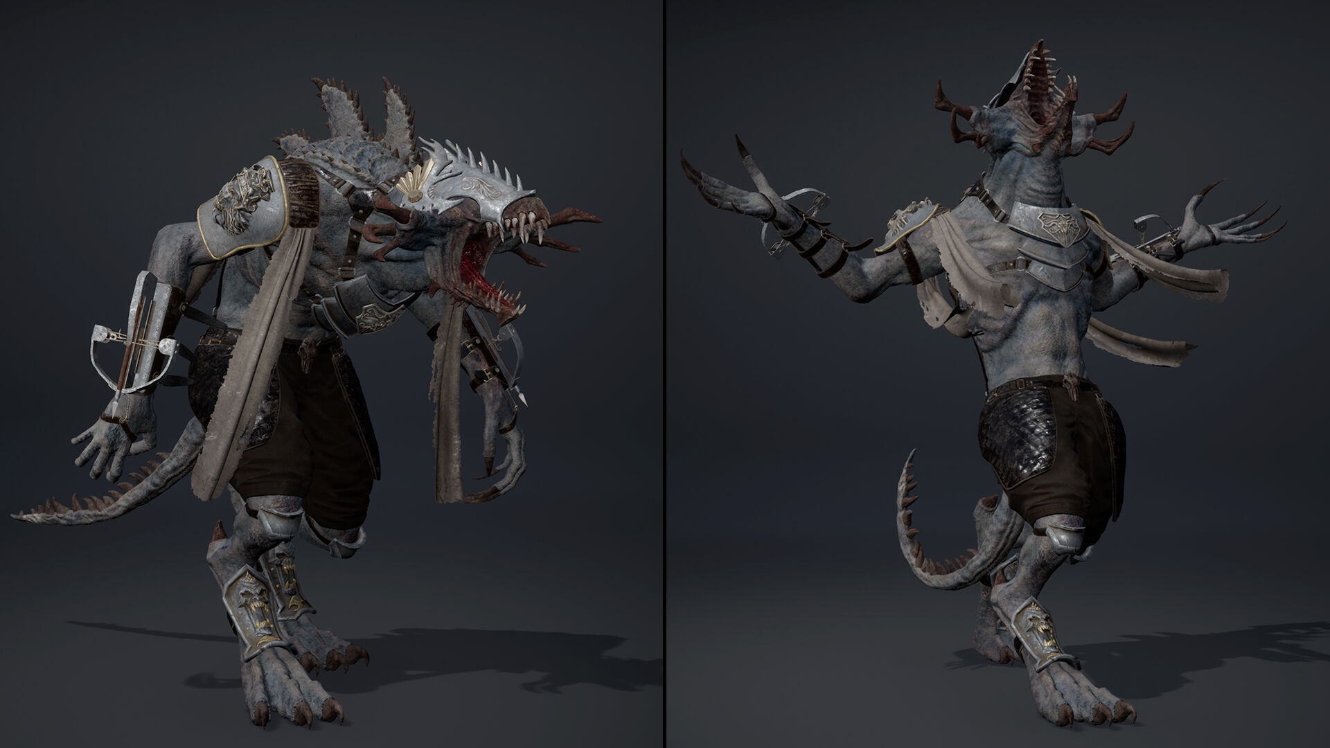 Venom Spearman Arm1 Low-poly 3D model_21