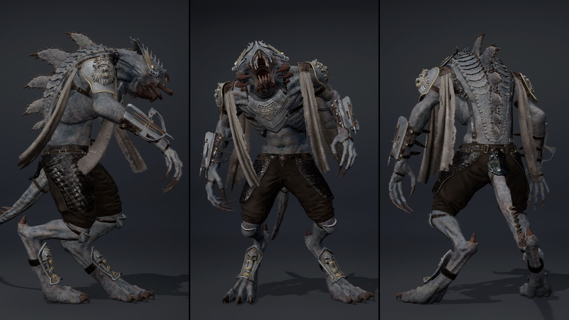 Venom Spearman Arm1 Low-poly 3D model_12