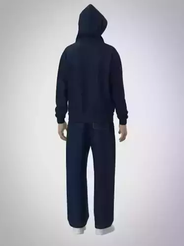 Midnight Core Hoodie Set 3D print model