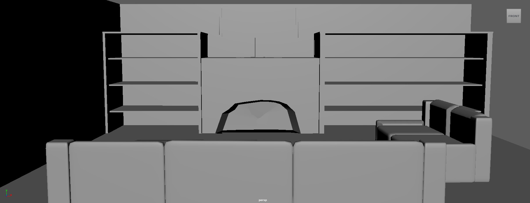 Living Room  3D model_4