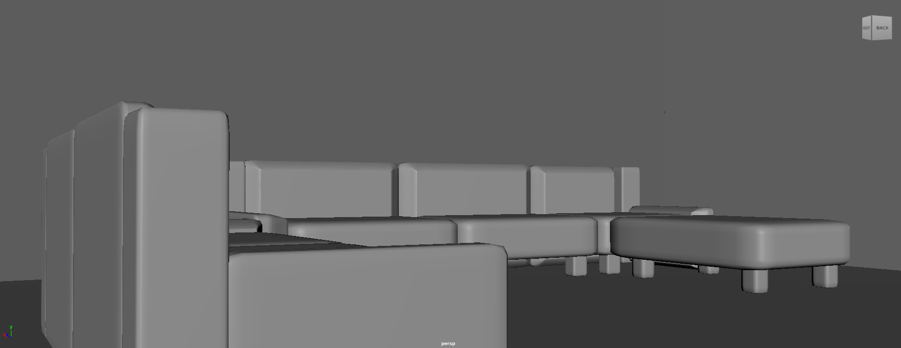 Living Room  3D model_3