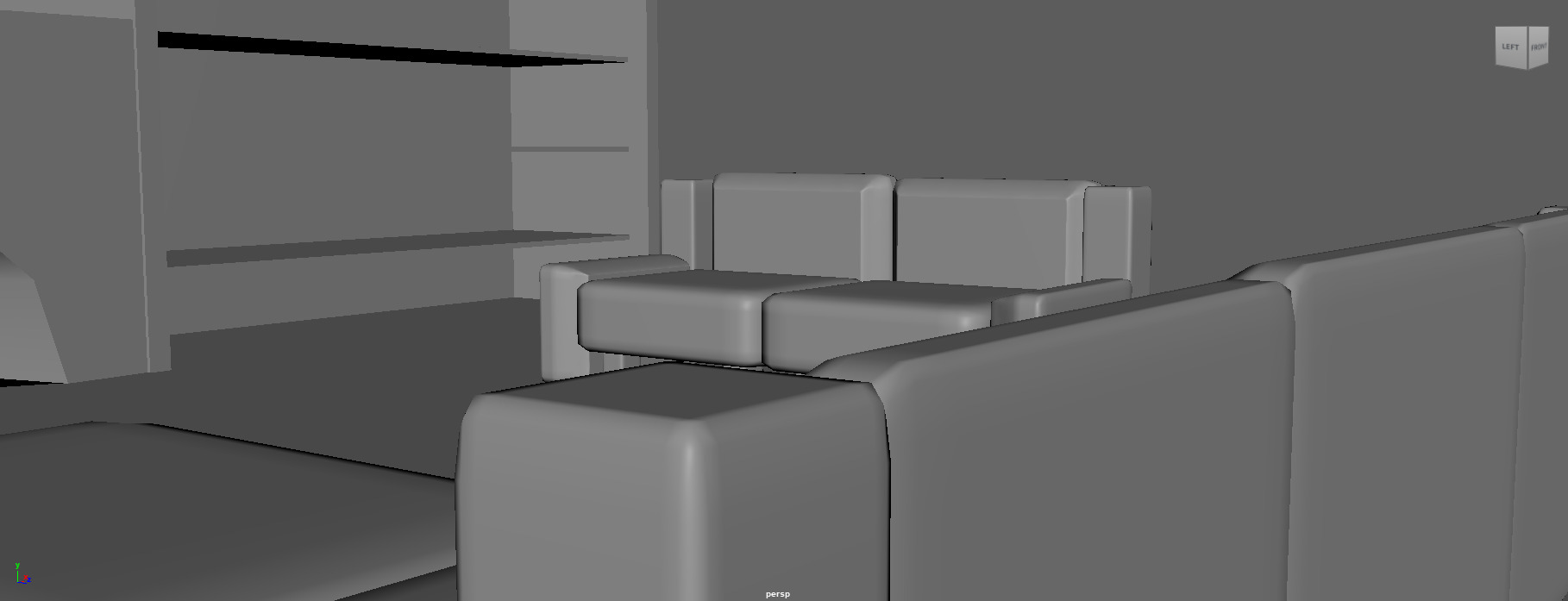 Living Room  3D model_1