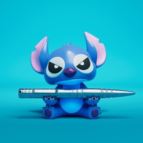 Stitch  The Angry Pen Holder  3D print model