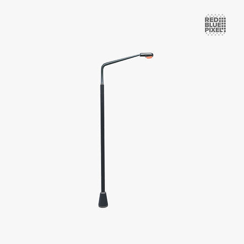Lamp Post Low-poly 3D model