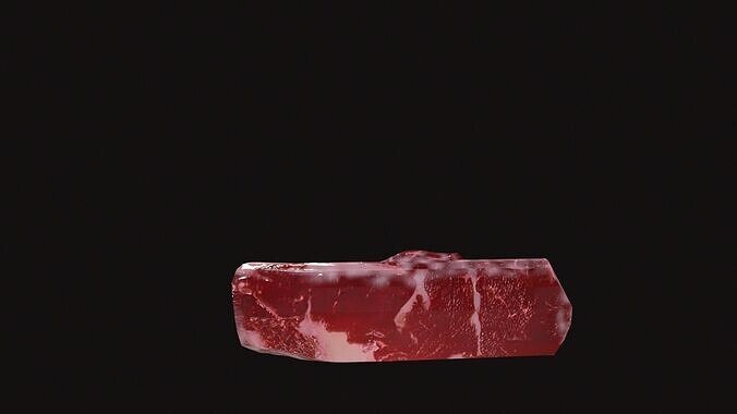 Meat 01 Low-poly 3D model 3