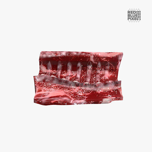 Meat 01 Low-poly 3D model