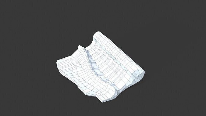 Meat 01 Low-poly 3D model 7