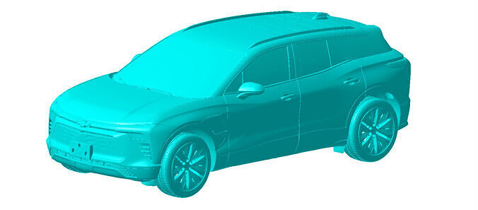 Chevrolet Blazer EV RS AWD 2024 Vehicle 3d scan data 3D model 3D model
