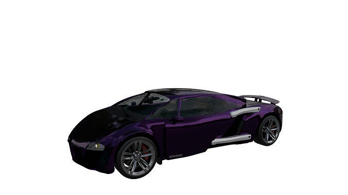  Tarzan car High Poly 3D Supercar Model Realistic  3D model