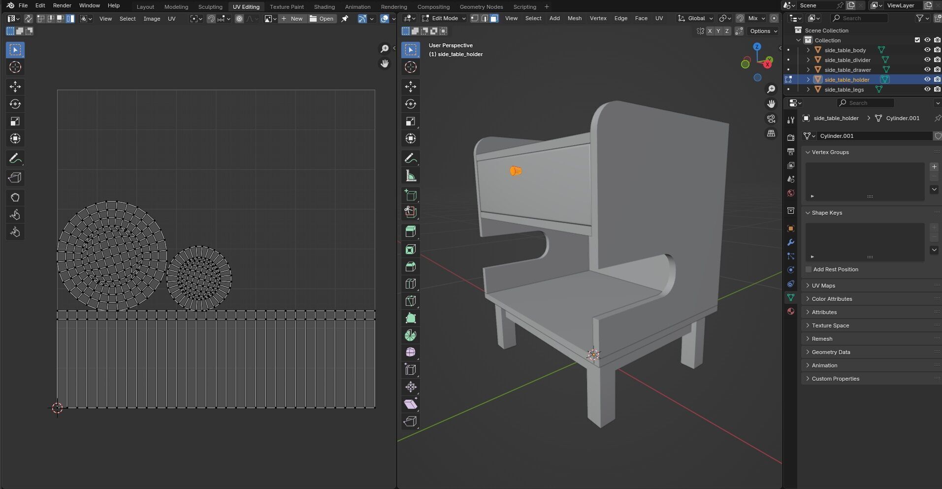 Side Table CG18 3D model_14