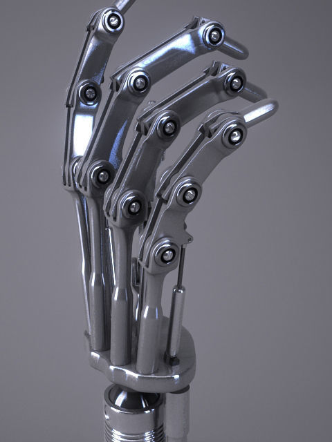 Terminator arm that works 3D print model_5