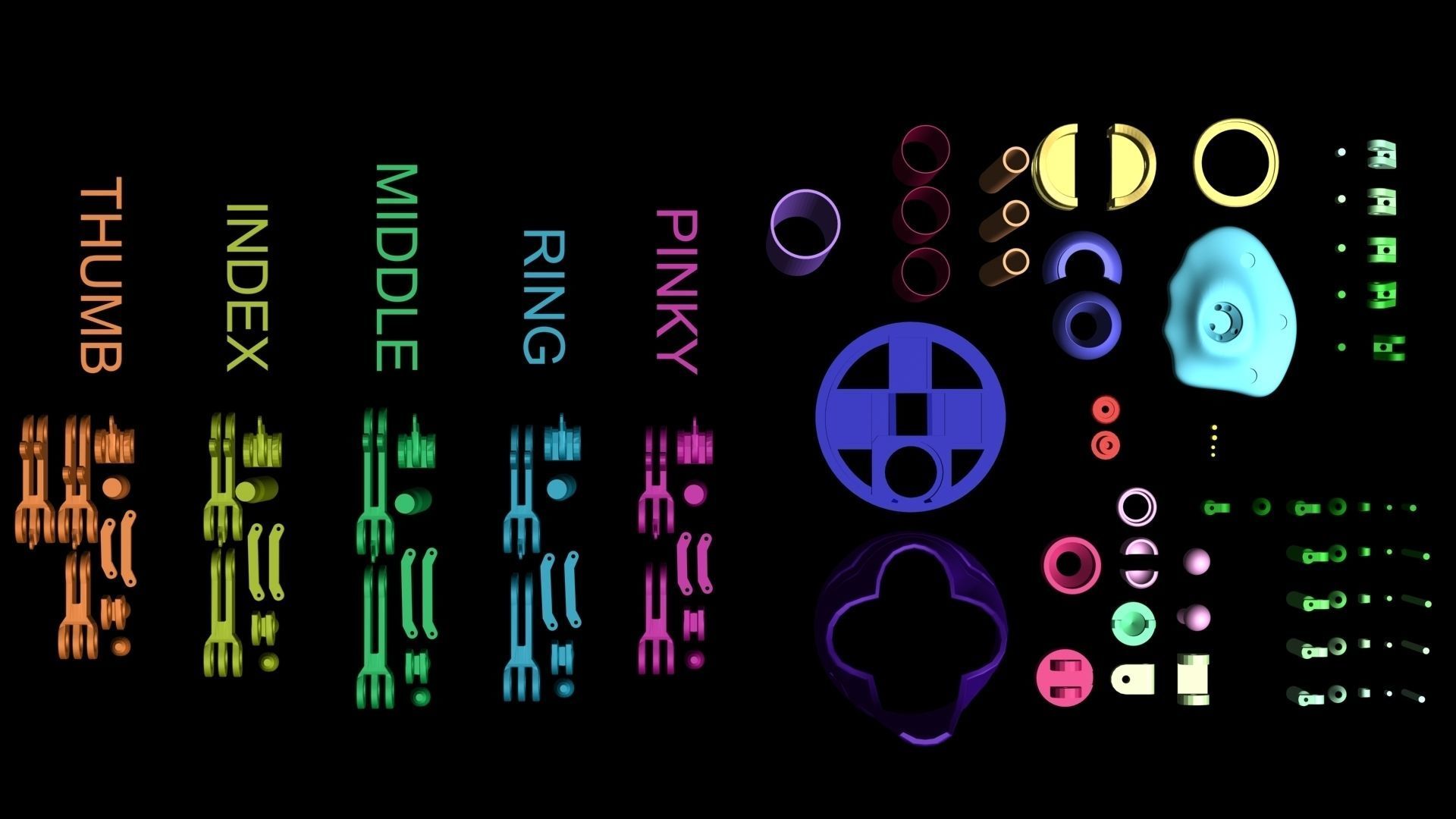 Terminator arm that works 3D print model_8