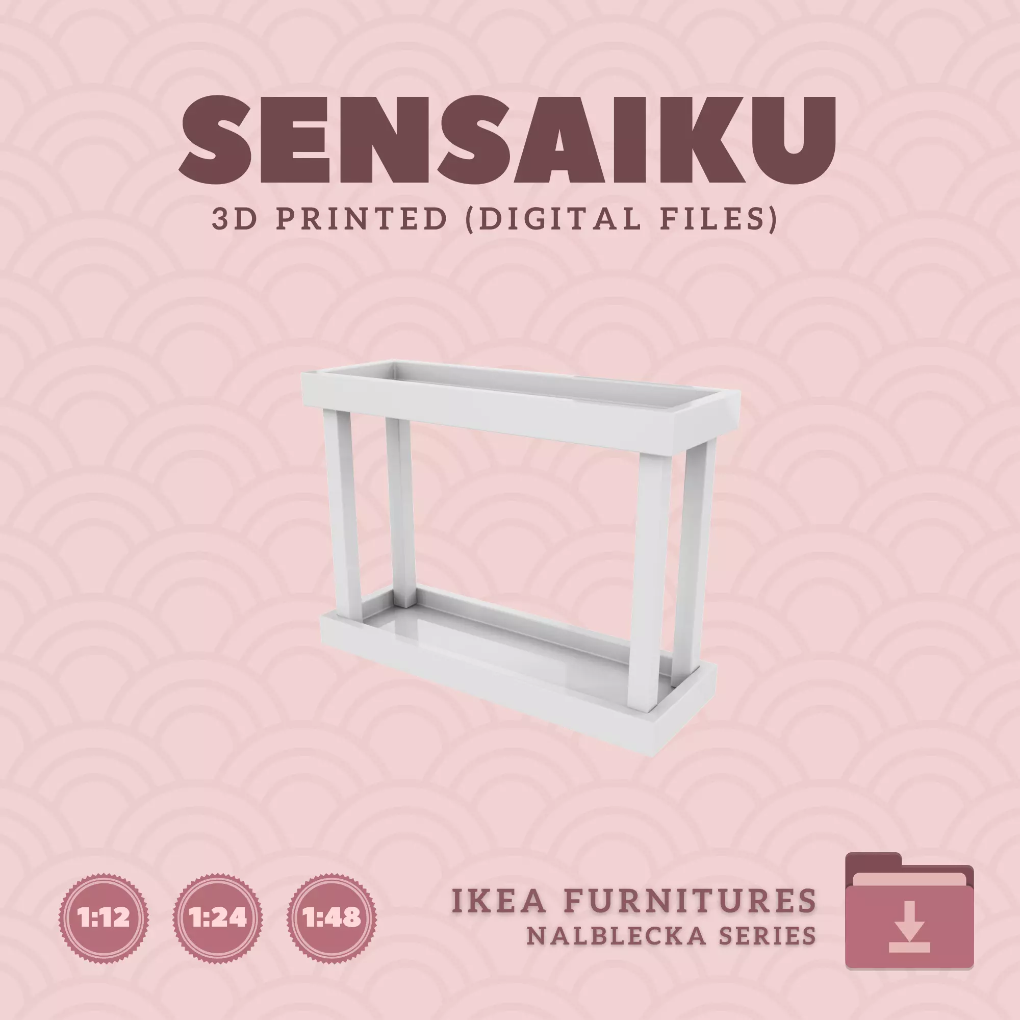 36 NALBLECKA Kitchen Organizer Dollhouse - IKEA - 3D Print 3D print model